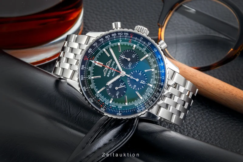 Breitling Navitimer 01 46 chronograph steel automatic men's watch AB0137241L1P1 LP: 9500EUR [2602684]