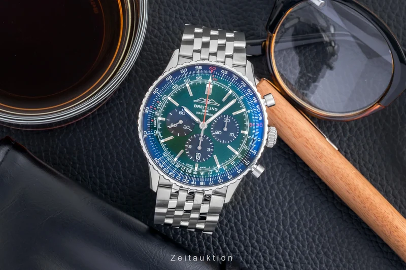 Breitling Navitimer 01 46 chronograph steel automatic men's watch AB0137241L1P1 LP: 9500EUR [2602684]