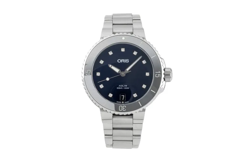 Oris Aquis Date steel automatic women's watch 01 733 7731 4195-07 8 18 05P [2602524]