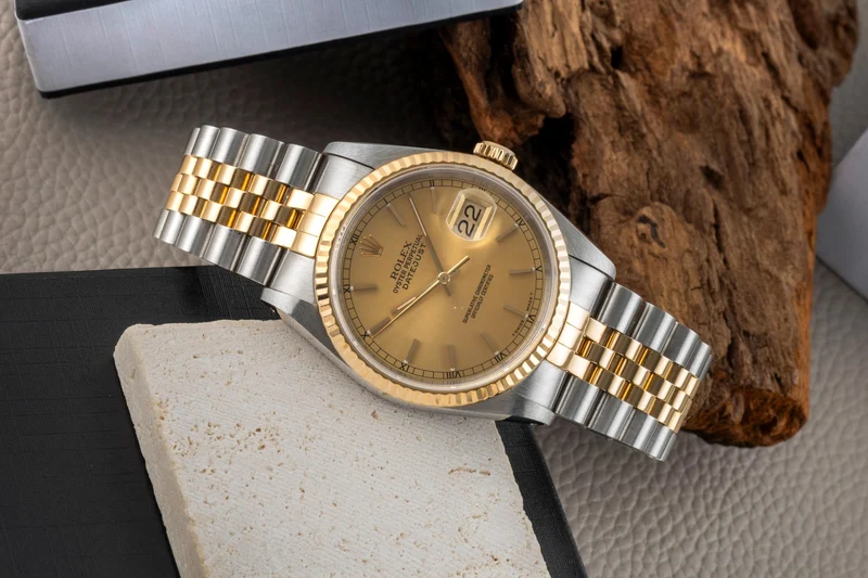 Rolex Datejust steel / gold automatic men's watch 16233 [2602477]