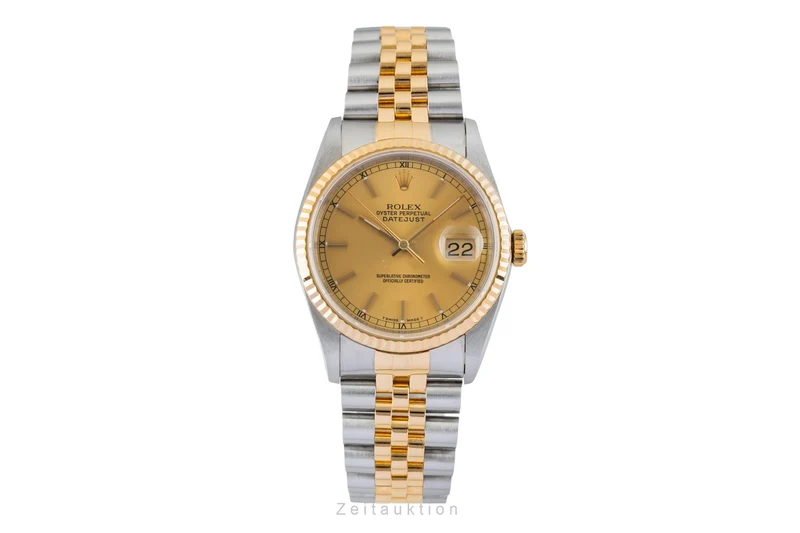 Rolex Datejust steel / gold automatic men's watch 16233 [2602477]