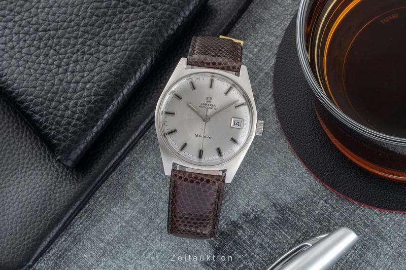 Omega Geneve steel automatic men's watch 166.041 Vintage [2502922]