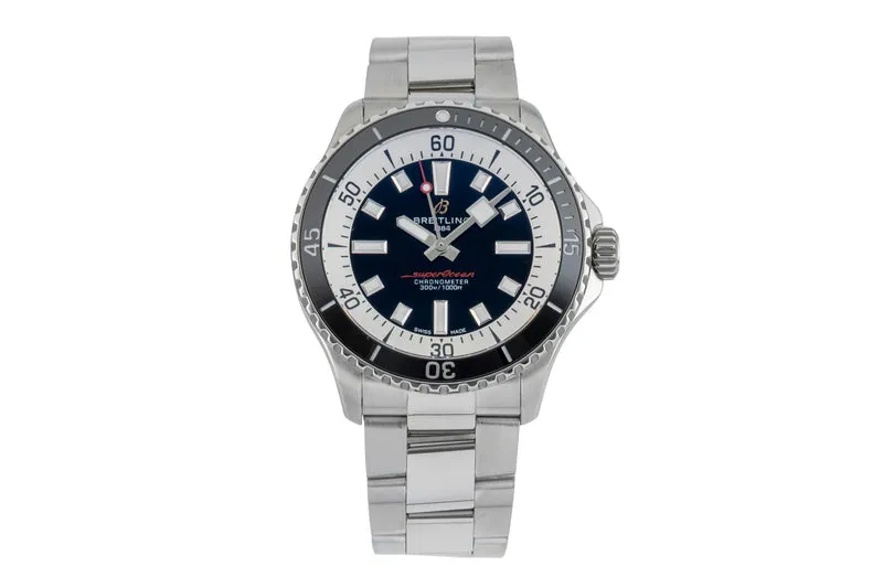 Breitling Superocean steel automatic men's watch A17375211B1A1 LP: 5650EUR [2602752]