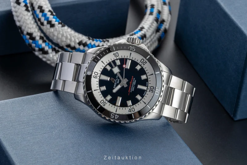 Breitling Superocean steel automatic men's watch A17375211B1A1 LP: 5650EUR [2602752]