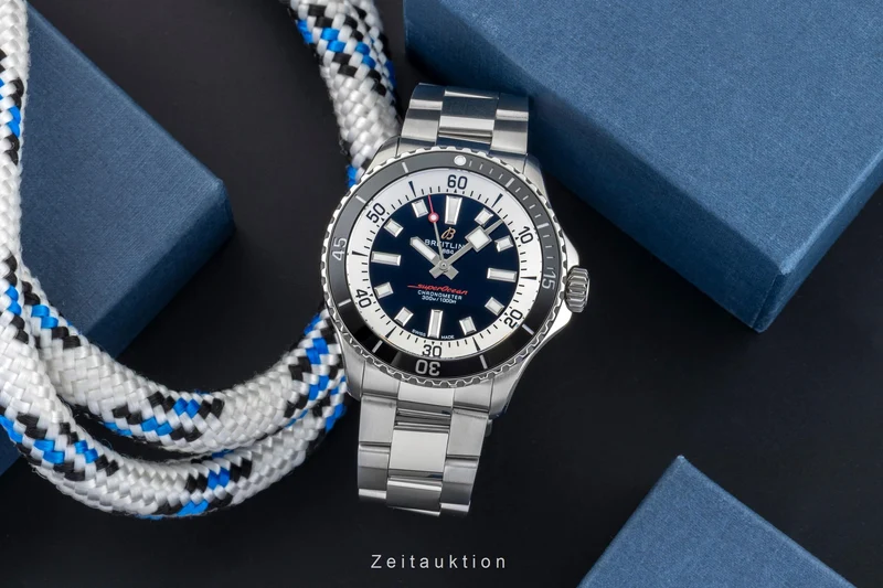 Breitling Superocean steel automatic men's watch A17375211B1A1 LP: 5650EUR [2602752]