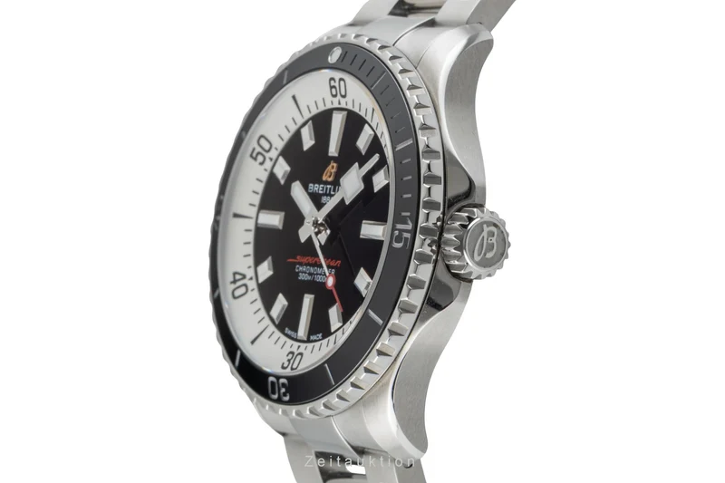 Breitling Superocean steel automatic men's watch A17375211B1A1 LP: 5650EUR [2602752]