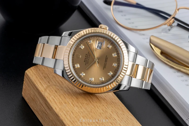 Rolex Datejust steel / gold automatic men's watch 116333 [2602837]