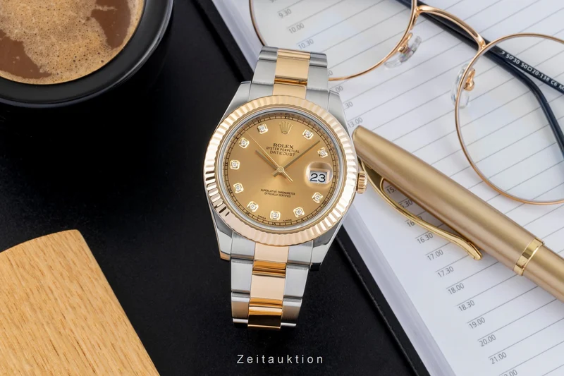 Rolex Datejust steel / gold automatic men's watch 116333 [2602837]
