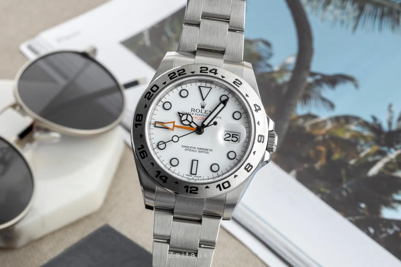 Rolex Explorer II steel automatic men's watch 216570 [2602788]