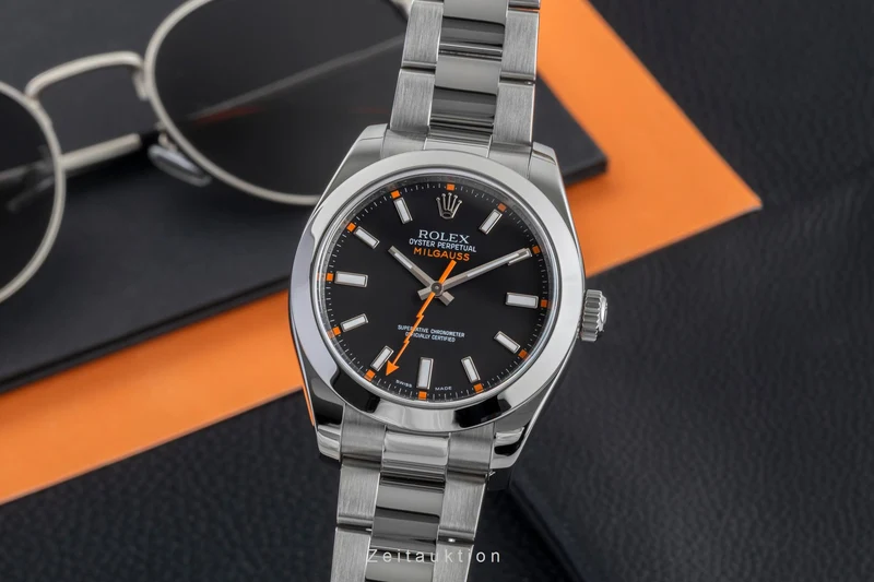 Rolex Milgauss steel automatic men's watch 116400 [2602834]