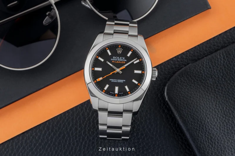 Rolex Milgauss steel automatic men's watch 116400 [2602834]