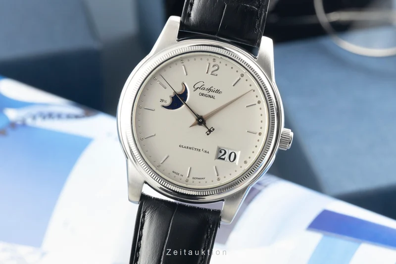 Glashütte Senator steel automatic men's watch 39-41-02-02-04 [2602619]