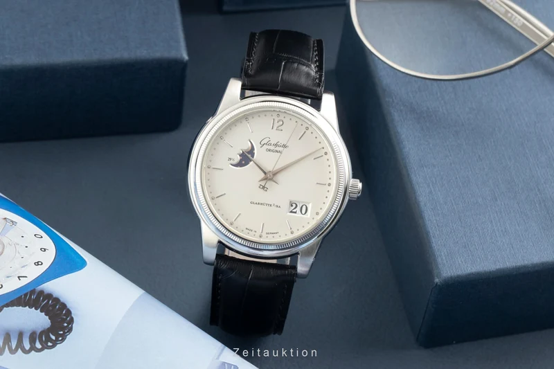 Glashütte Senator steel automatic men's watch 39-41-02-02-04 [2602619]