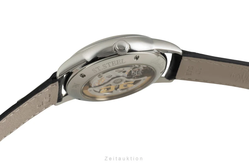 Glashütte Senator steel automatic men's watch 39-41-02-02-04 [2602619]