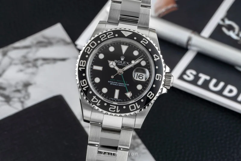 Rolex GMT-Master II steel automatic men's watch 116710 [2602807]