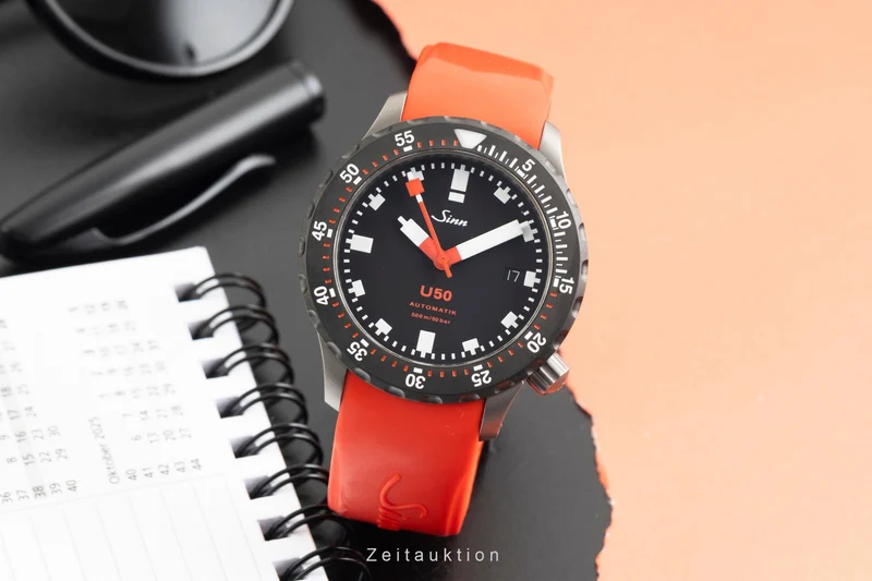 Sinn U50 SDR steel automatic men's watch 1050.0580 LP: 2650EUR [2602810]