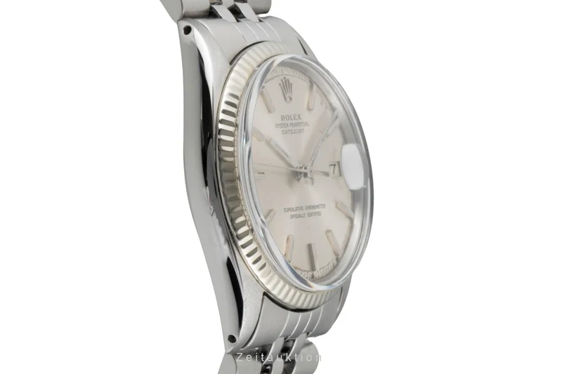 Rolex Datejust steel / white gold automatic men's watch 1600 Vintage [2601693]