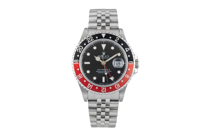 Rolex GMT-Master II steel automatic men's watch 16710 [2602914]