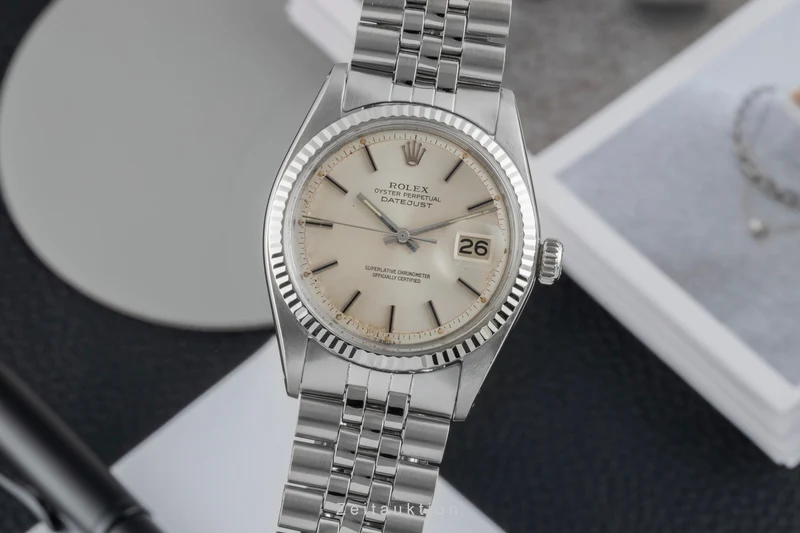Rolex Datejust steel / white gold automatic men's watch 1601 [2602270]