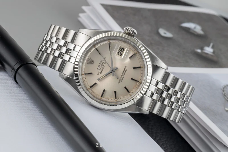 Rolex Datejust steel / white gold automatic men's watch 1601 [2602270]