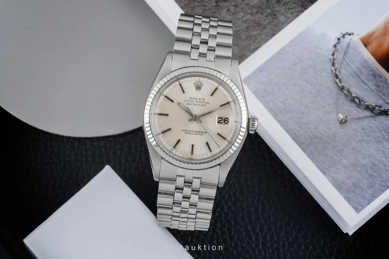 Rolex Datejust steel / white gold automatic men's watch 1601 [2602270]