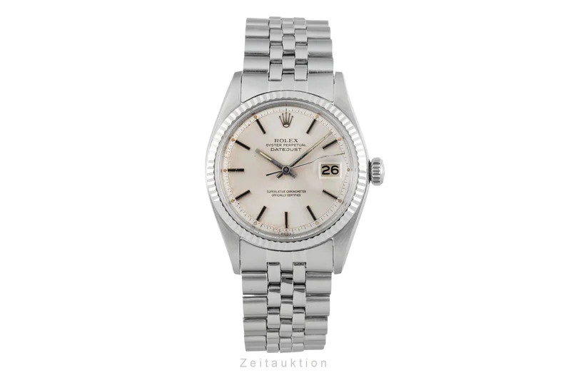 Rolex Datejust steel / white gold automatic men's watch 1601 [2602270]