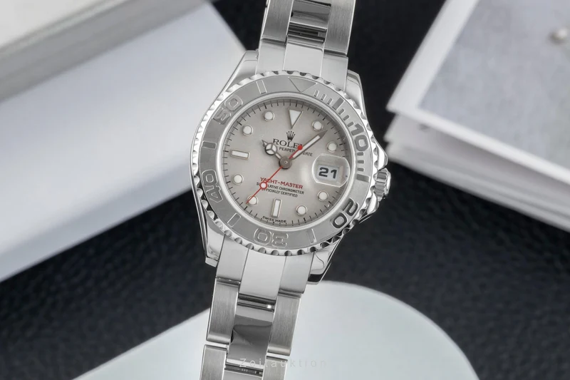 Rolex Yacht-Master steel / platinium automatic women's watch 169622 [2602799]