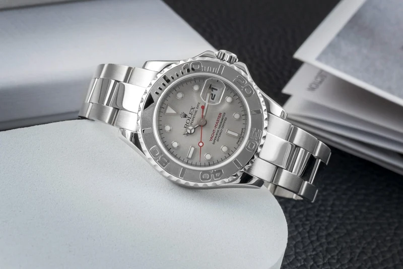 Rolex Yacht-Master steel / platinium automatic women's watch 169622 [2602799]