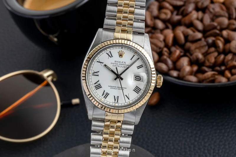 Rolex Datejust steel / gold automatic men's watch 16013 Vintage [2602273]