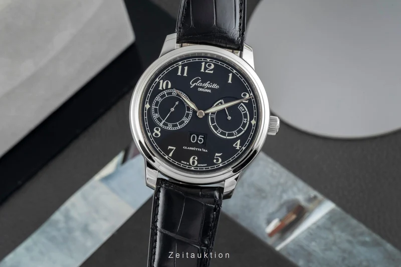 Glashütte Senator steel automatic men's watch 100-14-07-02-30 LP: 11100EUR [2602467]