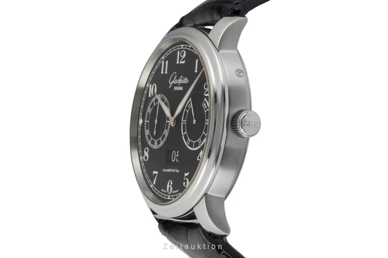 Glashütte Senator steel automatic men's watch 100-14-07-02-30 LP: 11100EUR [2602467]
