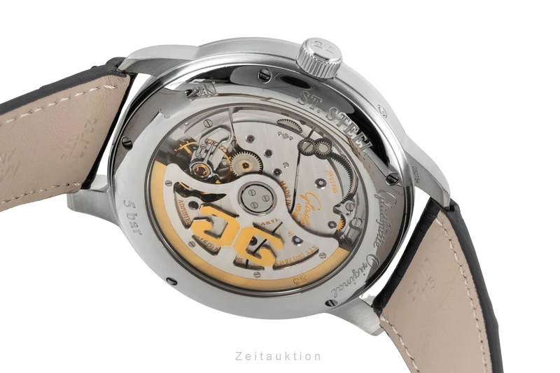 Glashütte Senator steel automatic men's watch 100-14-07-02-30 LP: 11100EUR [2602467]
