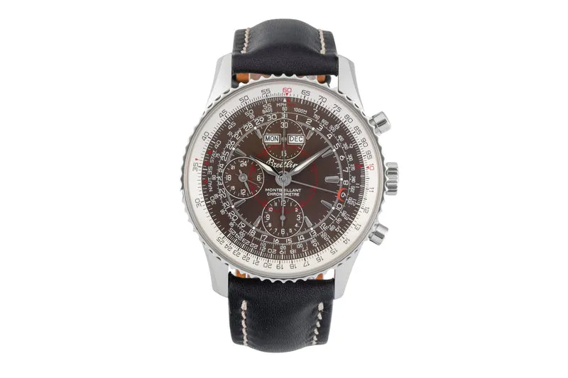 Breitling Montbrillant Datora chronograph steel automatic men's watch A21330 [2602604]