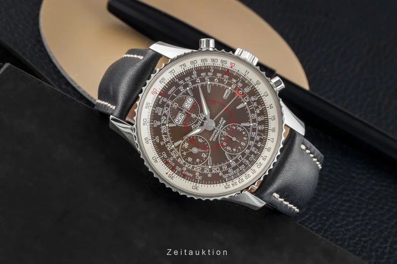 Breitling Montbrillant Datora chronograph steel automatic men's watch A21330 [2602604]