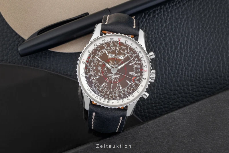 Breitling Montbrillant Datora chronograph steel automatic men's watch A21330 [2602604]