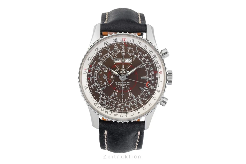 Breitling Montbrillant Datora chronograph steel automatic men's watch A21330 [2602604]