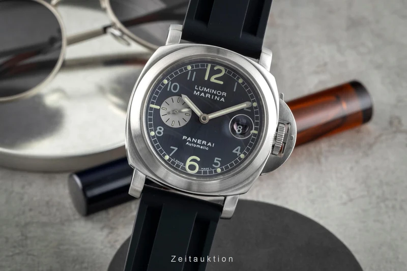 Panerai Luminor Marina steel automatic men's watch PAM00086 LP: 8900EUR [2602061]