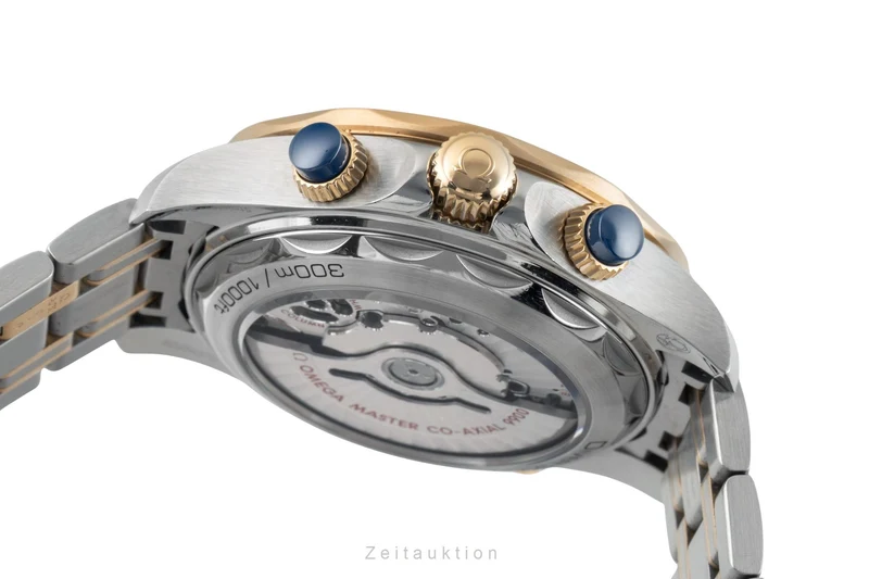 Omega Seamaster chronograph steel / gold automatic men's watch 210.20.44.51.03.001 LP: 18000EUR [2602647]