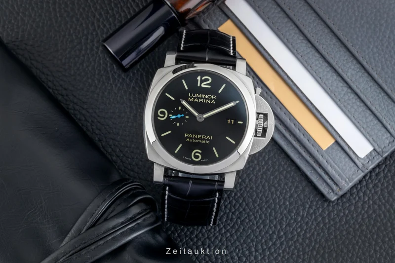Panerai Luminor Marina steel automatic men's watch PAM01312 LP: 8900EUR [2602671]
