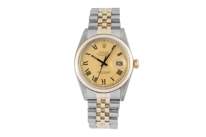 Rolex Datejust steel / gold automatic men's watch 16013 Vintage [2602499]