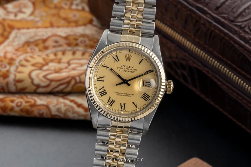 Rolex Datejust steel / gold automatic men's watch 16013 Vintage [2602499]