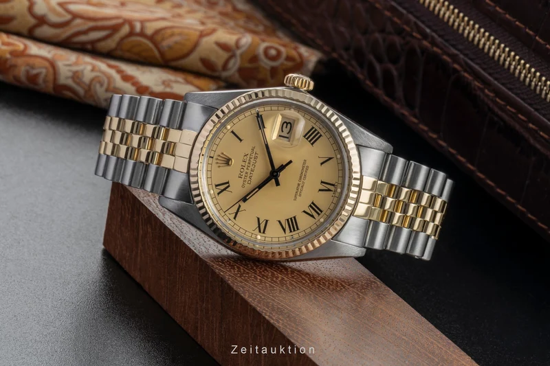 Rolex Datejust steel / gold automatic men's watch 16013 Vintage [2602499]