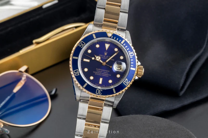 Rolex Submariner steel / gold automatic men's watch 16613 [2602628]