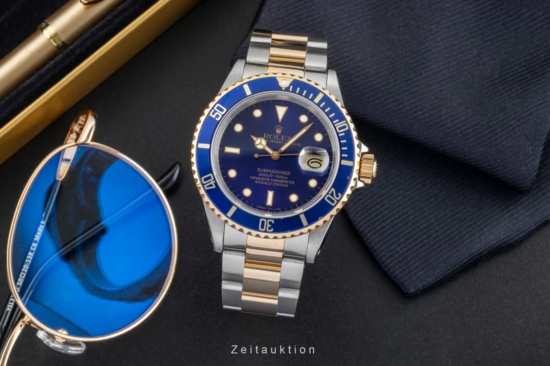Rolex Submariner steel / gold automatic men's watch 16613 [2602628]
