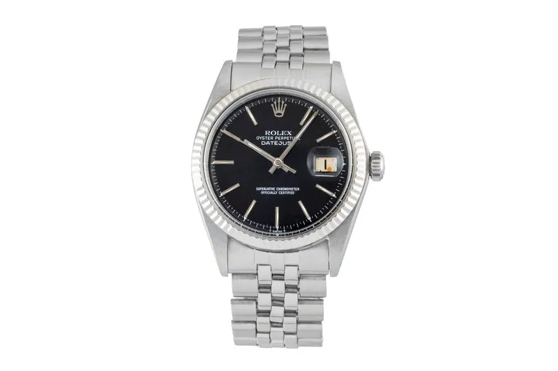 Rolex Datejust steel / white gold automatic men's watch 1601 Vintage [2602256]
