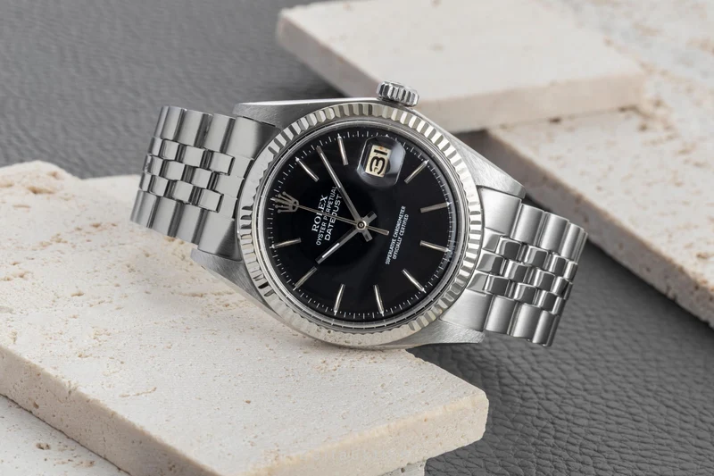 Rolex Datejust steel / white gold automatic men's watch 1601 Vintage [2602256]