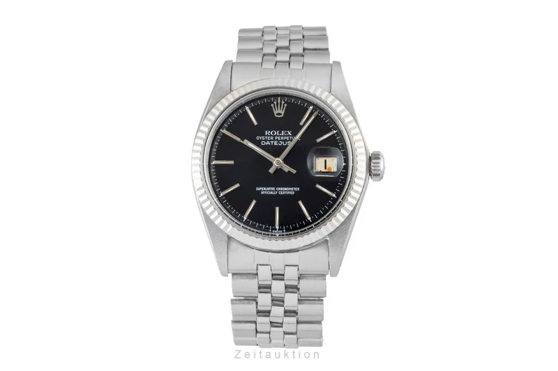 Rolex Datejust steel / white gold automatic men's watch 1601 Vintage [2602256]