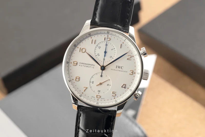 IWC Portugieser chronograph steel automatic men's watch IW371401 [2602435]