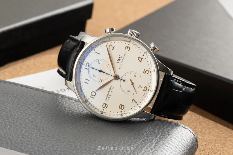 IWC Portugieser chronograph steel automatic men's watch IW371401 [2602435]