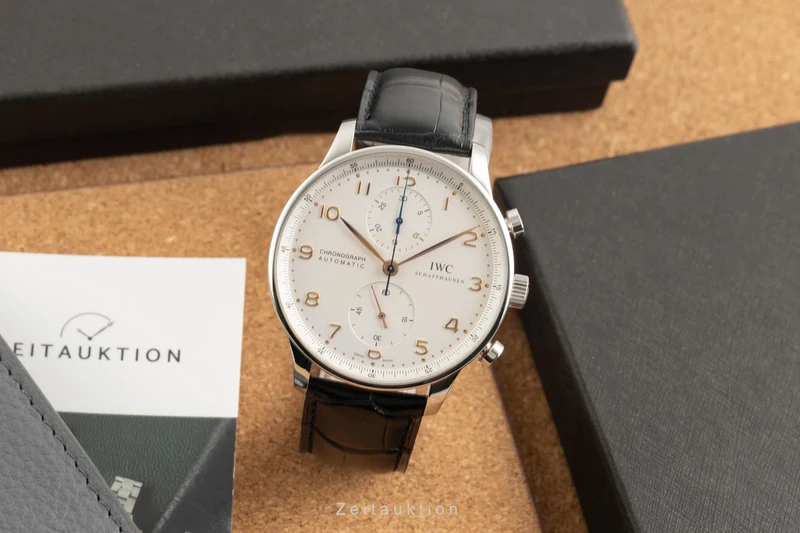 IWC Portugieser chronograph steel automatic men's watch IW371401 [2602435]